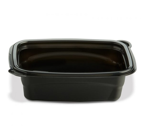 HomeFresh® Take-Out Container 12 OZ 6.06X4.5X1.77 IN PP Black Rectangle 400/Case
