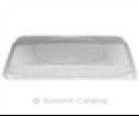 Dart® ClearPac® Lid Dome 9X7.375 IN 1 Compartment OPS Clear Rectangle For 48-64 OZ Container Unhinged 250/Case