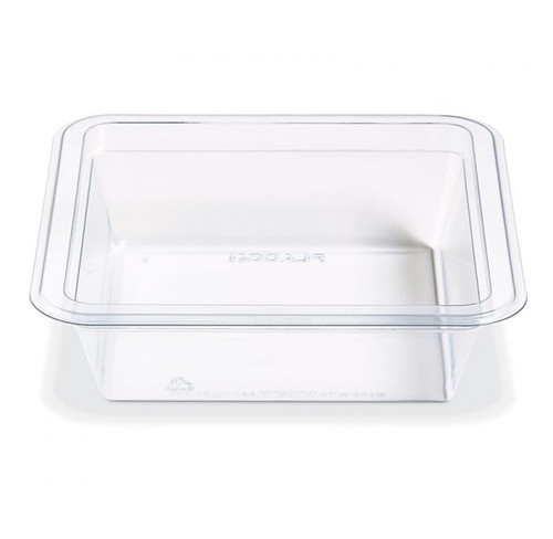 Fresh 'n Clear® EcoStar Deli Container Base 12 OZ PET Clear Square 300/Case