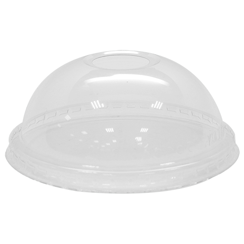 Karat® Lid Dome PP Clear For 32 OZ Container With Hole 600/Case