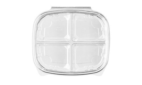 Deli Container Base & Lid Combo With Dome Lid 24 OZ Plastic Clear 200/Case