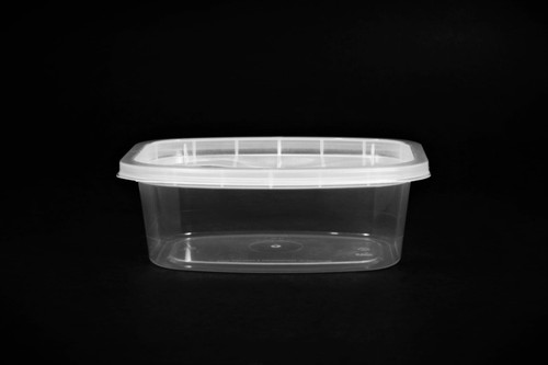 Deli Container Base 12 OZ Plastic Clear Rectangle 400/Case