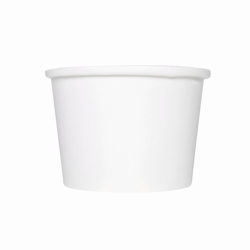 Food Container Base 8 OZ Paper White 1000/Case