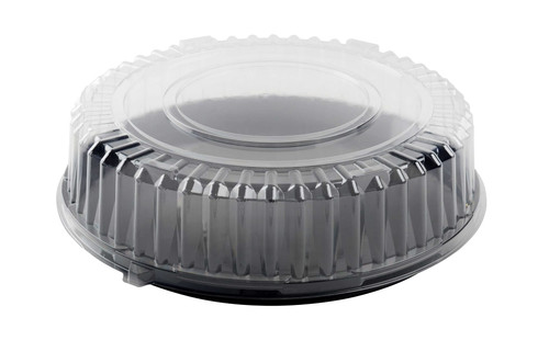 Platter Pleasers Lid Dome 14 IN PET Clear Round For Container 50/Case