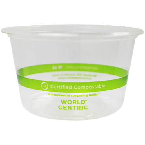 Deli Container Base 16 OZ Clear 1000/Case