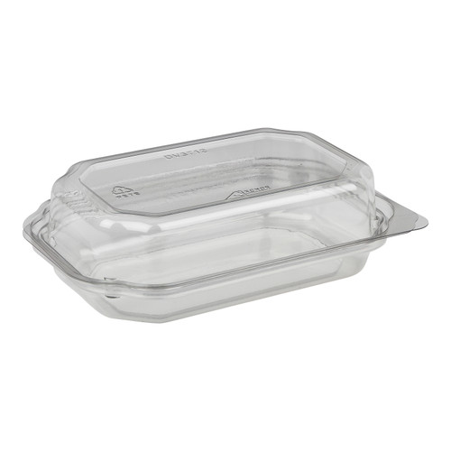 Cold Take-Out Container Hinged With Dome Lid 5X7.21X2 IN PET Clear Deep 250/Case