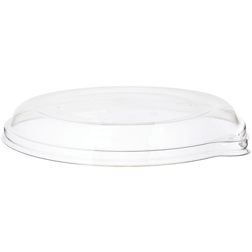 WorldView Lid Dome 9 IN RPET Clear Round For Container Unhinged 300/Case