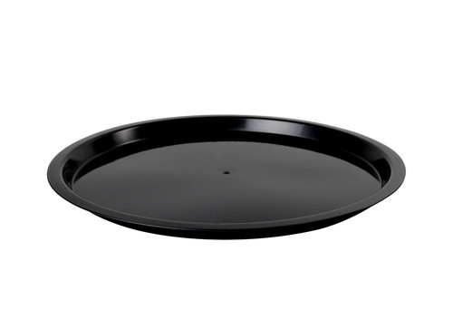 Serving Tray 18 IN PP Black Round 25/Case