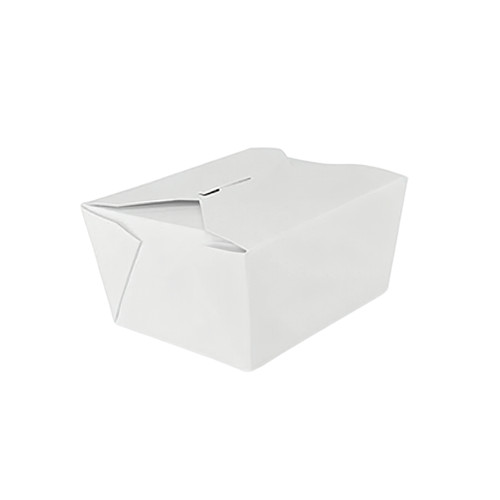 Victoria Bay #1 Take-Out Box Fold-Top 4.3X3.5X2.6 IN Paper White 450/Case