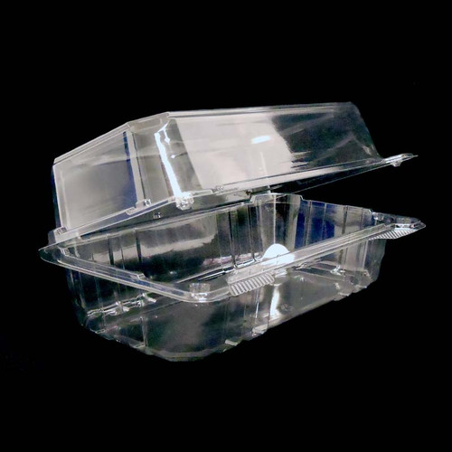 Hoagie & Sub Take-Out Container Hinged 9 IN PET Clear 250/Case
