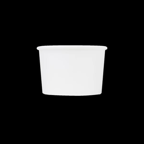 Karat® Food Container Base 8 OZ Paper PLA White 1000/Case