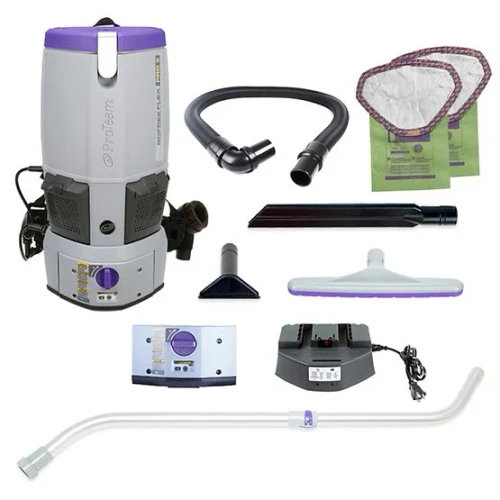 GoFree Flex Pro II Backpack Vacuum 6 QT Cordless With Tools Battery