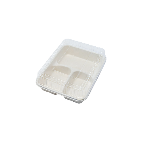 Lid Dome 6X6X1.5 IN PET Clear Square For Container 500/Case