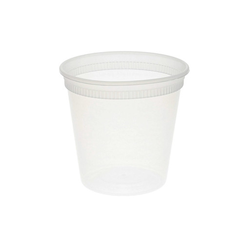 Deli Container Base 24 OZ PP Clear Round 480/Case