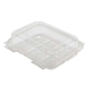 Dessert Container Hinged Mini Clear Square 250/Case