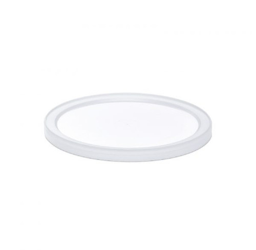 Classic Line Lid Flat 6.62X0.473 IN LLDPE Clear Round For 64-86-128 OZ Container 200/Case