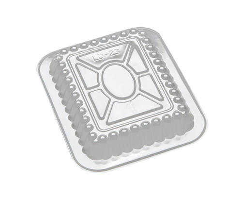 Victoria Bay Lid Dome 5.5X4.5X0.75 IN Plastic Clear Oblong For 16 OZ Container 250 Count/Pack 4 Packs/Case 1000 Count/Case