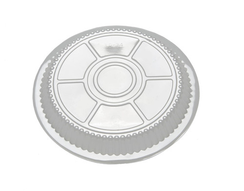 Victoria Bay Lid Dome 9 IN PS Clear Round For Aluminum Container Unhinged 250 Count/Pack 2 Packs/Case 500 Count/Case
