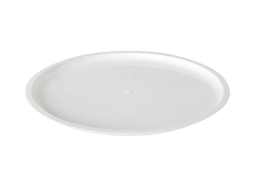 Platter Pleasers Serving Tray Base 22 IN Plastic White Round 12/Case