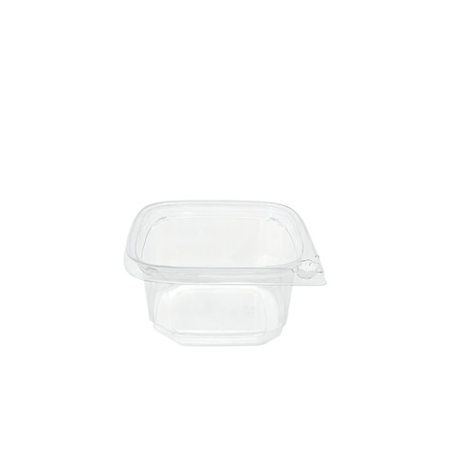 Deli Container Base 12 OZ PET Clear Square Tamper-Evident 500/Case