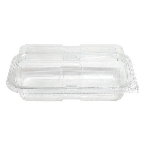 Hoagie & Sub Take-Out Container Hinged Plastic Tamper-Evident 232/Case