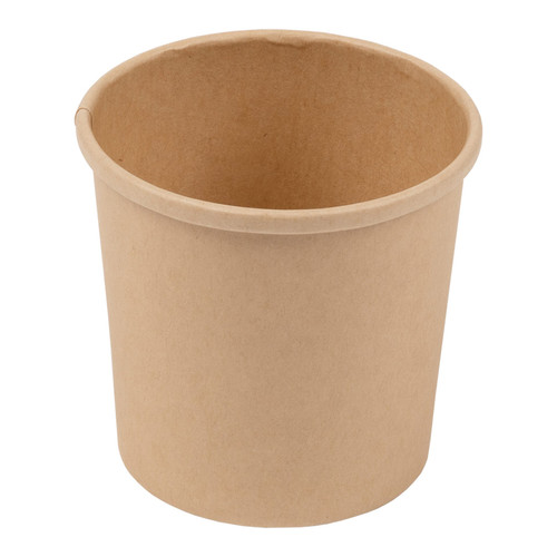 Food Container 12 OZ Kraft Bulk 25 Count/Pack 20 Packs/Case 500 Count/Case