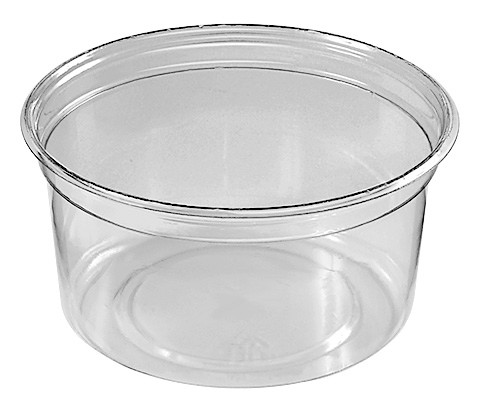 Deli Container 12 OZ PLA Clear Round 500/Case