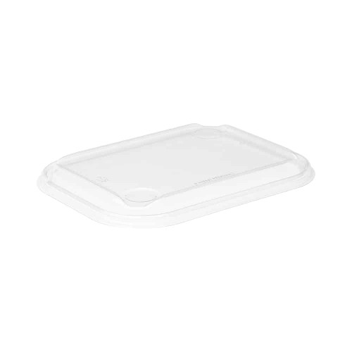 The BOTTLEBOX ® Lid Flat 8.31X6.42X0.59 IN PET Clear Rectangle For Paperluxe Base 450/Case