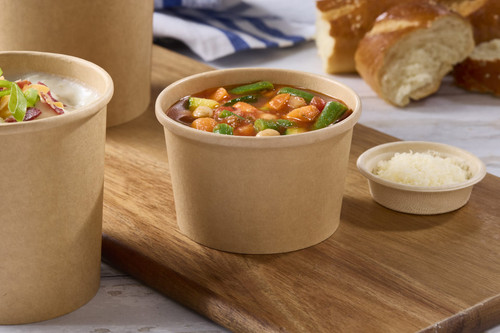 Soup Food Container 8 OZ Paper 500/Case