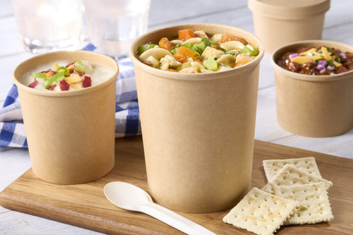Soup Food Container 32 OZ Paper 500/Case