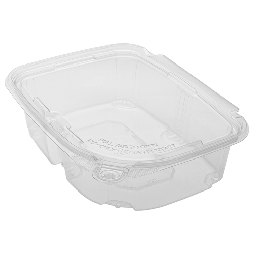 Deli Container With Flat Lid 24 OZ Tamper-Resistant 200/Case