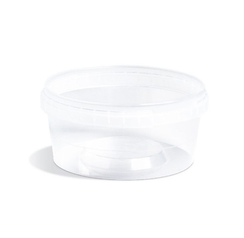 Deli Container Base 12 OZ PP Clear Round Tamper-Evident 500/Case