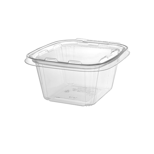 Deli Container Hinged 16 OZ Tear-Away Tamper-Evident 240/Case