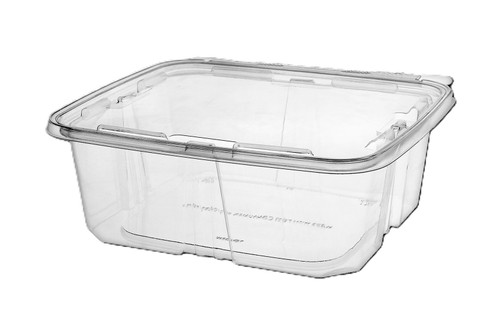 Deli Container Hinged 64 OZ Tear-Away Tamper-Evident 164/Case