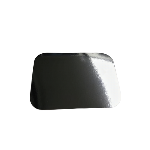 Victoria Bay Lid Flat Foil-Lined Paper Silver White For Container Laminated 500/Case