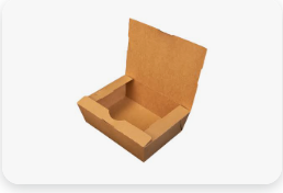 Victoria Bay Take-Out Box Fold-Top #1 White Smart 450/Case