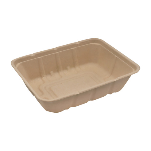 Victoria Bay Produce Tray 7X9X2.25 IN Sugarcane Natural Shallow 200/Case