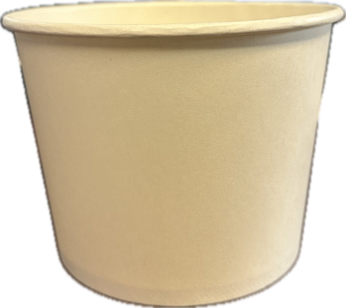 Victoria Bay Hot Food Container Base 32 OZ Double Wall Poly-Coated Paper White Round 600/Case