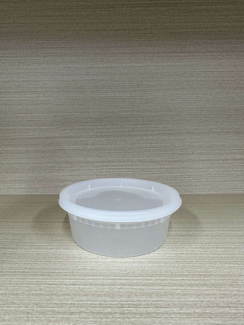 Victoria Bay Deli Container Base 8 OZ PP Clear Bulk 480/Case