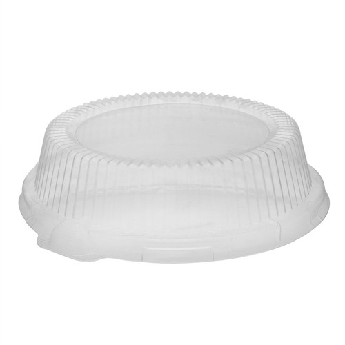 Lid Dome 8.9X0.8 IN 1 Compartment OPS Clear Round For 30 OZ Container 126/Case