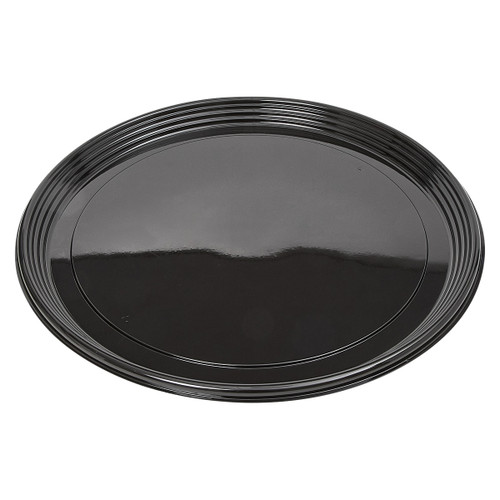 Victoria Bay Serving Tray 18 IN PET Black Round 36/Case