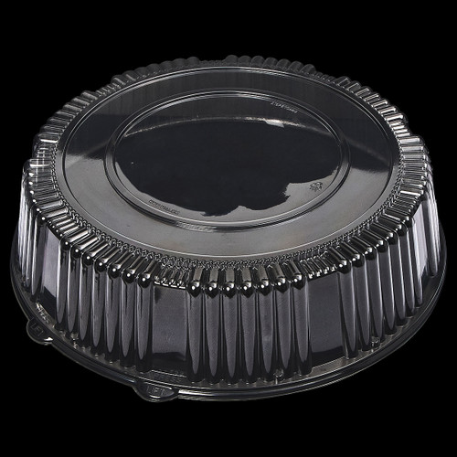 Victoria Bay Lid High Dome 16 IN PET Clear Round For Serving Tray 25/Case