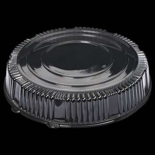 Victoria Bay Lid High Dome 18 IN PET Clear Round For Serving Tray 25/Case