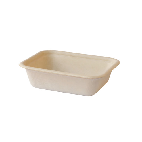 Take-Out Container Insert 12 OZ 6X5 IN Pulp Fiber Rectangle 500/Case