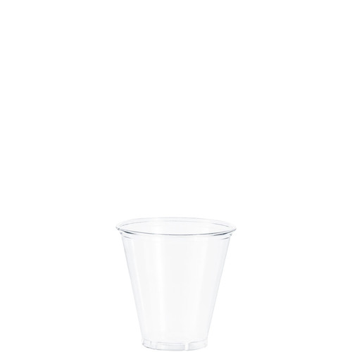 Solo® Ultra Clear™ Cold Cup 5 OZ PET Clear Leak Resistant Crack Resistant 100 Count/Bag 25 Bags/Case 2500 Count/Case