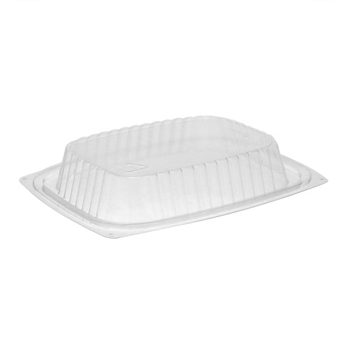 Lid Dome 5.90625X4.90625X1 IN OPS Clear Rectangle For 8-12 OZ Deli Container 252/Case