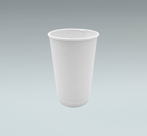 Hot Cup 16 OZ Double Wall Poly-Coated Paper 3.4MIL 500/Case