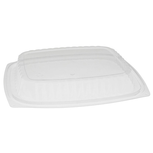 Lid Dome 7.5X6.5X1 IN 1 Compartment OPS Clear Rectangle For Deli Container 252/Case