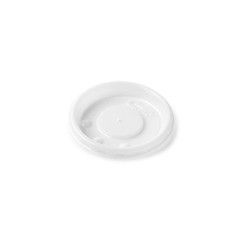 Lid Flat Plastic Translucent For 5-8 OZ Cup Vented 2000/Case
