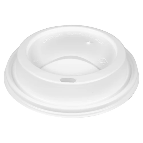 Chinet Comfort® Lid Dome PS White For 12-16-20 OZ Insulated Hot Cup Sip Through 1200/Case